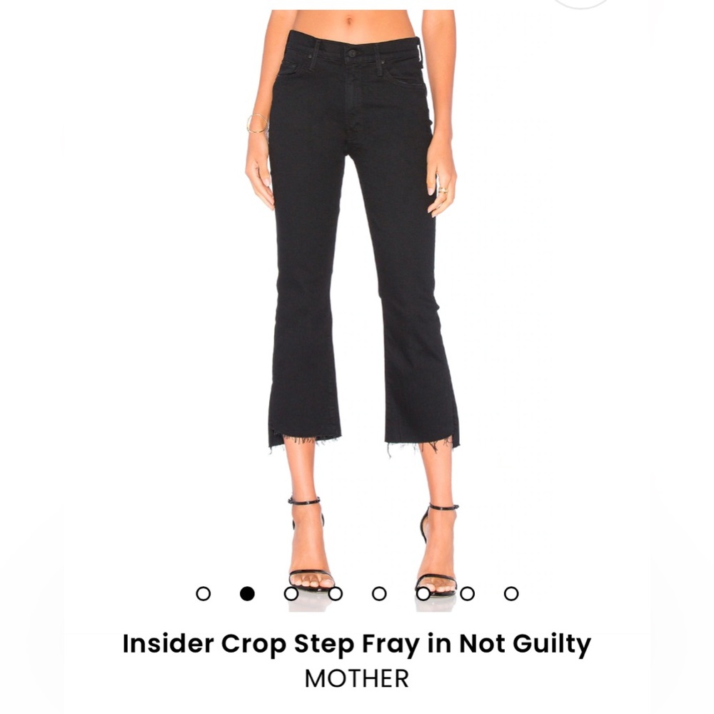 Mother Insider Crop Step Fray in Not Guilty - Picture 3 of 5